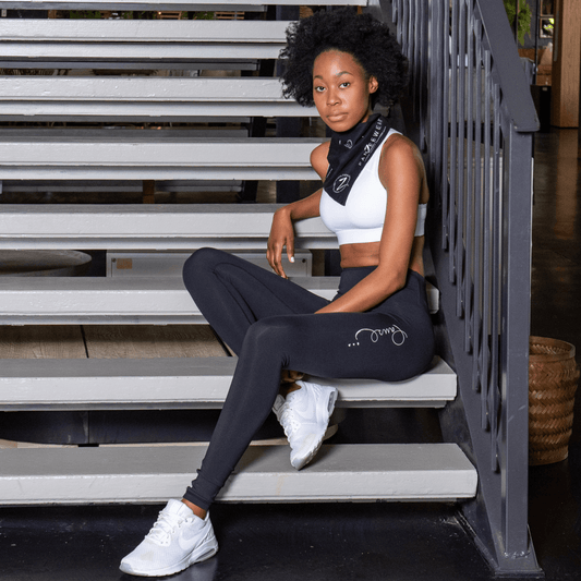 Black high waisted Leggings | Long - Pause Apparel